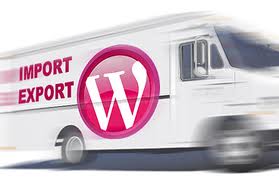 import export wordpress